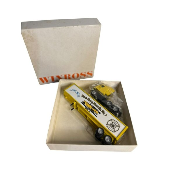 VTG Winross Diecast Semi-Truck Union Fire & Hose Co. No1 Dover PA Trailer In Box - Picture 1 of 6